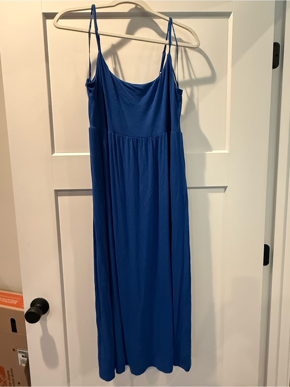 Old Navy Blue Spaghetti-Strap Maxi Dress